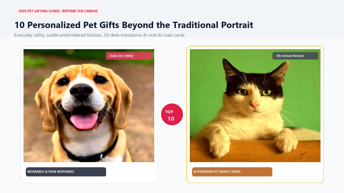 10 Personalized Pet Gift Ideas That Go Beyond the Traditional Pet Portrait