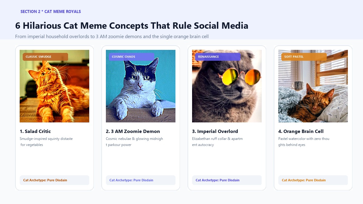 6 Hilarious Cat Meme Concepts That Rule Social Media