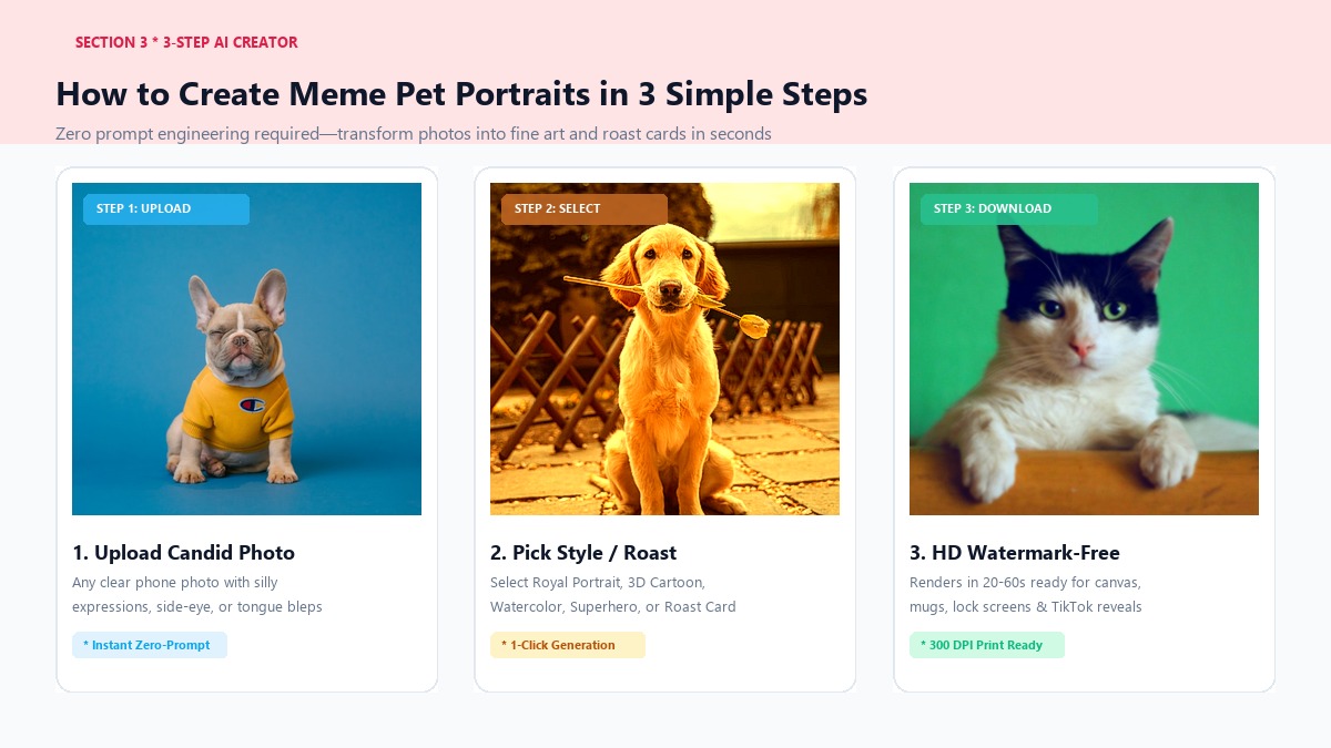 How to Create Funny AI Pet Art in 3 Effortless Steps