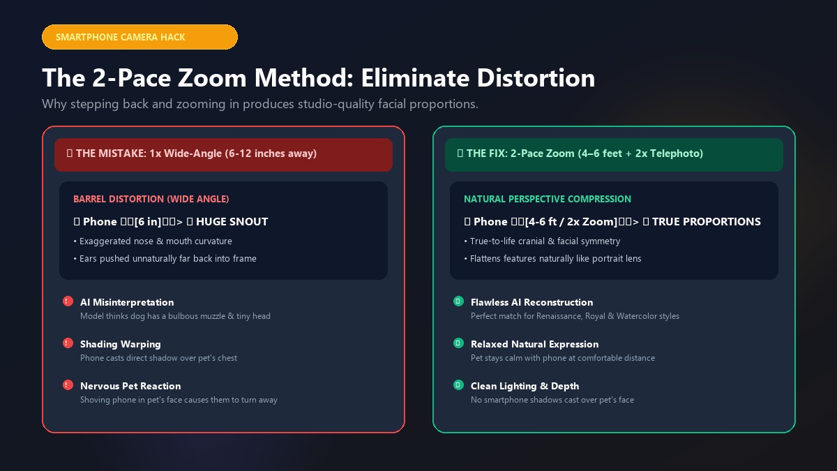 Smartphone Camera Hacks - The 2-Pace Zoom Method to Eliminate Barrel Distortion