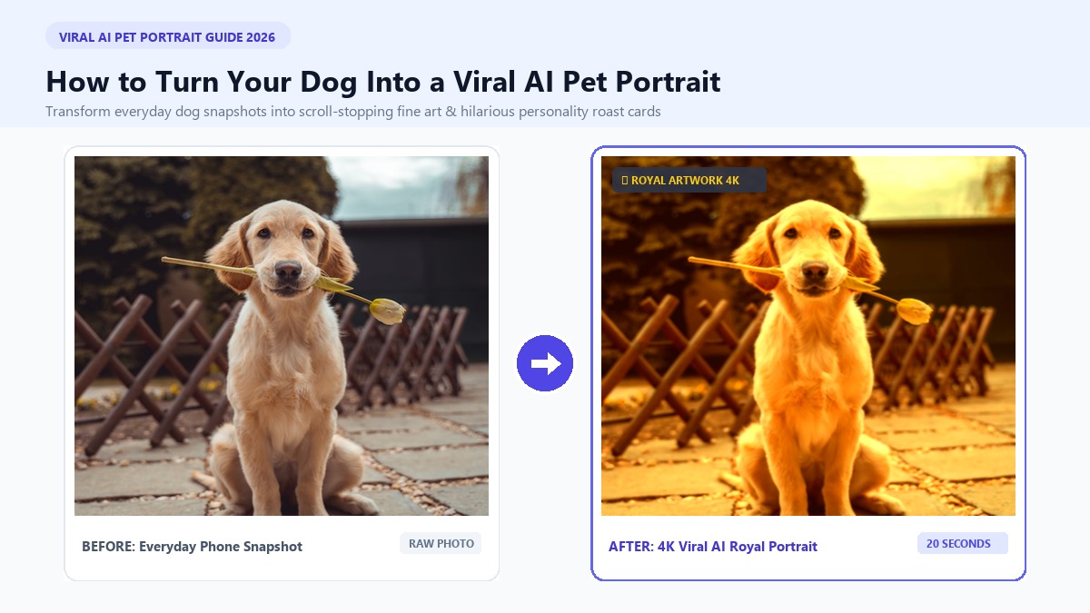 How to Turn Your Dog Into a Viral AI Pet Portrait