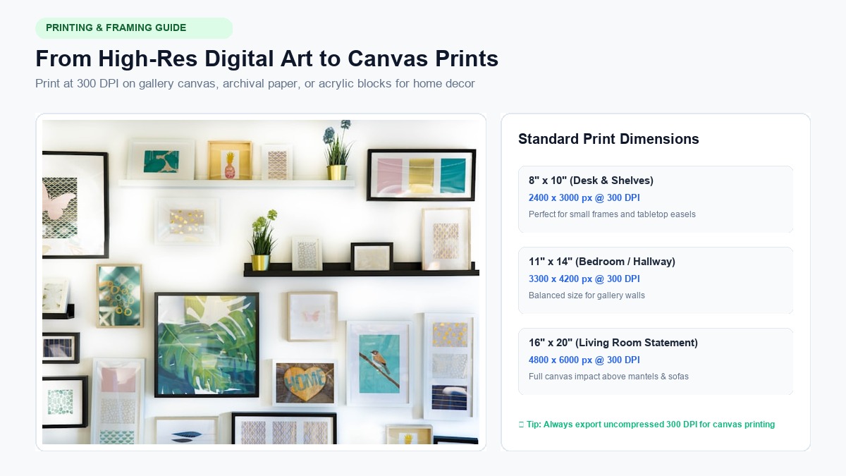 AI Pet Portrait Canvas Printing and Framing Guide