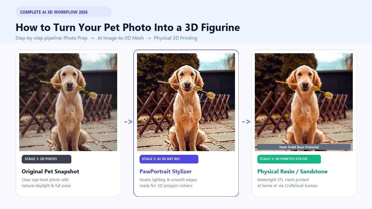 How to turn your pet photo into a 3D figurine with AI