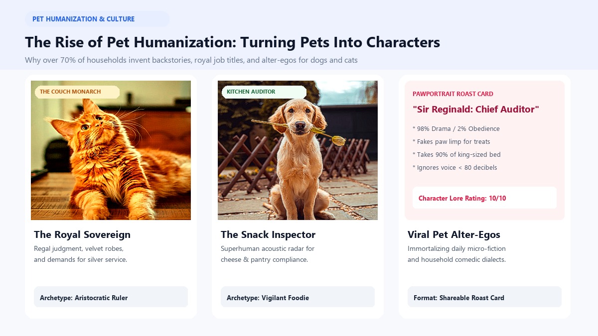 The Rise of Pet Humanization: Why We’re Turning Our Dogs and Cats Into Characters