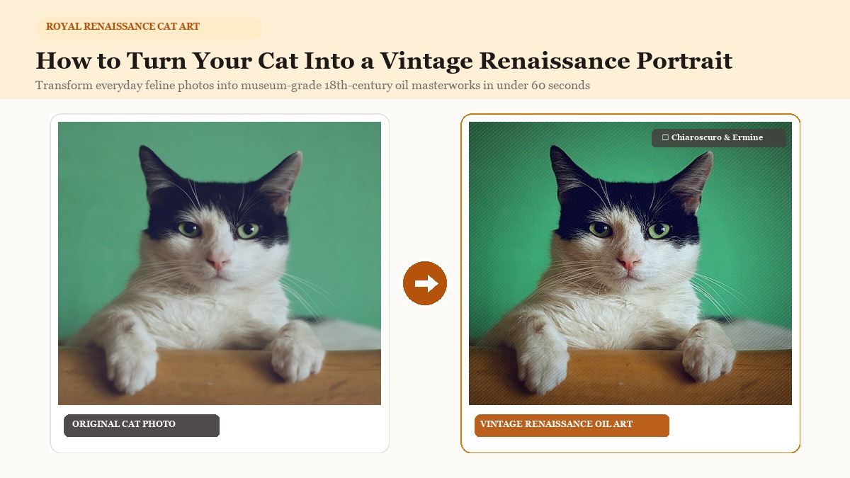 How to Turn Your Cat Into a Vintage Renaissance Portrait