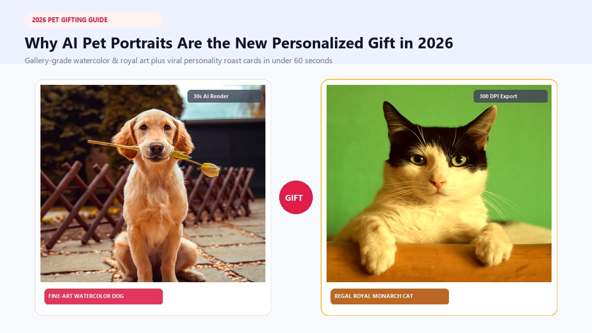 Why AI Pet Portraits Are Becoming the New Personalized Pet Gift in 2026