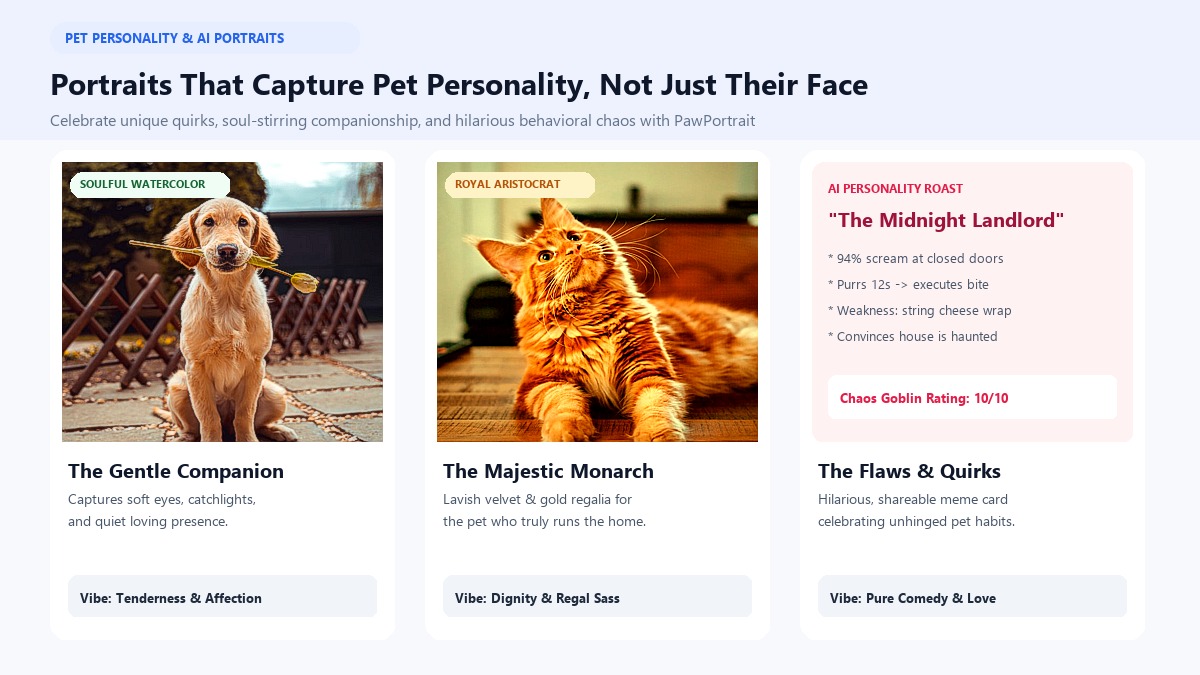 Why Pet Parents Want Portraits That Capture Pet Personality Not Just Face